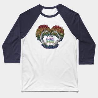 Girl Power Tree of life Baseball T-Shirt